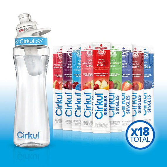 22oz. Plastic Bottle & GoSip® Black Cherry B7